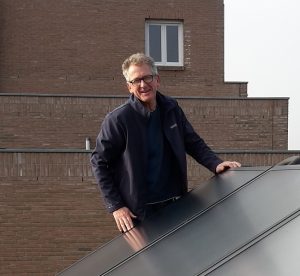 Verwarmen en warmwater door een zonneboiler in Amsterdam