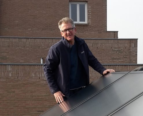 Verwarmen en warmwater door een zonneboiler in Amsterdam